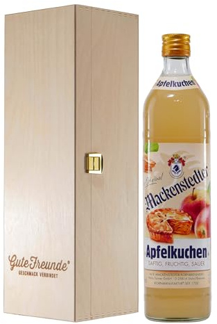 Mackenstedter Apfelkuchen Likör mit Geschenk-Holzkiste