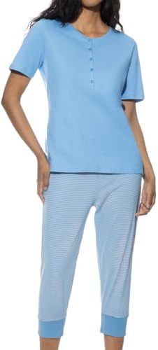 Mey - Small Stripes - Schlafanzug (40 Summer Blue)