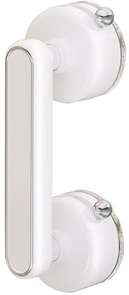 YIDELAI - Suction Cup Door Handle, Adhesive Cabinet Handle,Easy to Install, Suitable for Windows, Glass Sliding Doors, refrigerators, Cabinet Doors (L-White)