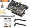 Waveshare PCIe to M.2 E Key Adapter with PoE Function, Compatible with Raspberry Pi 5, Support NGFF (M.2 E Key) Wireless NIC, Raspberry Pi 5 PCIe HAT, Includes Wireless-AX210 Module