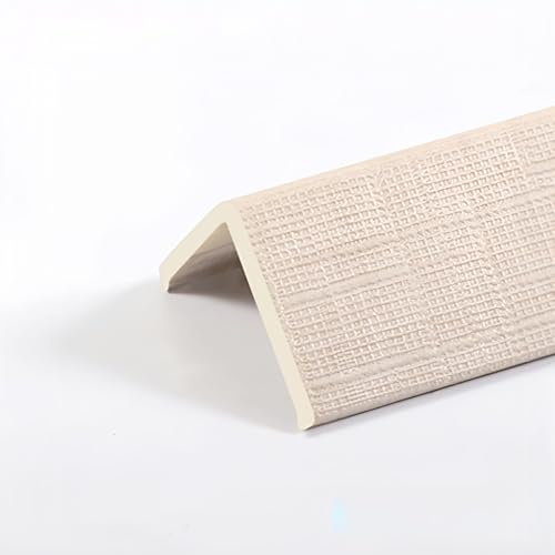 Coayuou Baguette d'angle Mur 100cm* 3 Pièces Profile PVC Adhesive Baguettes D Angle pour La Protection De Vos Murs Contre Les Chocs, Parfaites pour Les Zones À Fort Passage(Light Purple,17mm)