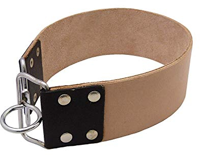 Lederriemen Streichriemen Abziehleder mit Nieten für Rasiermesser 50 cm, natur