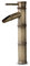 Wasserfall Bad Armatur BAMBUS I – Messing Wasserhahn in Vintage – Bambus – Optik | Aufsatz Mischbaterie
