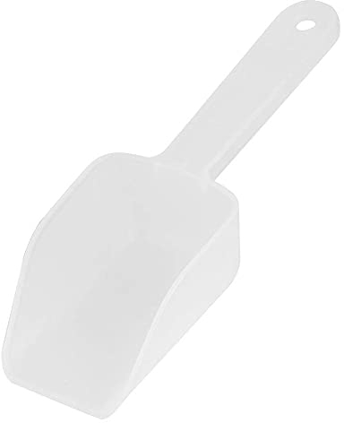8Pcs Mini PP Pala de plástico de mano Pala raspadora de hielo Pala de comida para nuez Trigo Azúcar Harina de palomitas de maíz Postre para fiestas de cumpleaños Uso de la cocina en el hogar