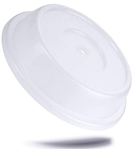 Kerafactum Cloche pour assiette - Cloche pour micro-ondes - en polypropylène Protection anti-éclaboussures - Double trou de préhension - Empilable