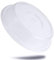 Kerafactum Tellerglocke Tellerhaube Teller Haube Aromaschutz Fliegenhaube Mikrowellen Abdeckung Abdeckhaube Spritzschutz Tellercloche PP Cloche massives Griffloch stapelbar Ø 23-24,5 cm milchig
