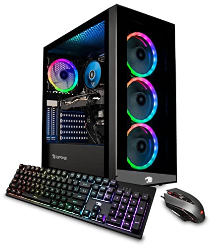 iBUYPOWER Pro Gaming Desktop PC Element MR 208i (Intel i7-11700F 2,5 GHz, NVIDIA GeForce RTX 2060 6 GB, 16 GB DDR4, 240 GB SSD, 1TB HDD, WiFi, Windows 10 Home)