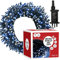 GloBrite 1000 LED Fairy Lights - Versatile Christmas Lights with 8 Modes, Outdoor Fairy Lights, Christmas Tree Lights and Christmas Decorations - Waterproof Christmas Lights Outdoor - Blue/White