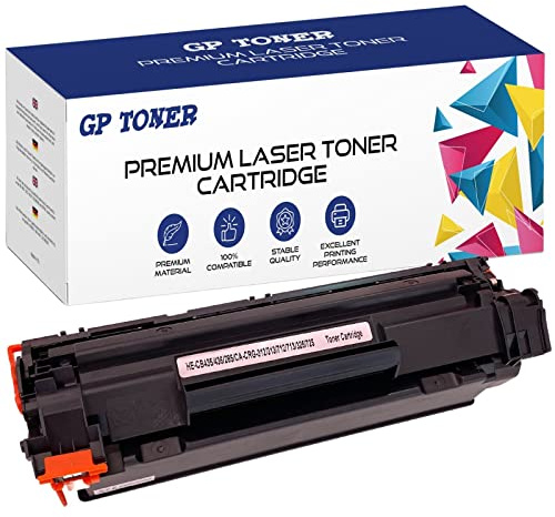 Toner XL Kompatibel mit HP CB435A CB436A CE285A für HP LaserJet M: M1120a MFP, M1120h MFP LaserJet P:P1503, P1503n, P1504, P1504n LaserJet Pro M: M1100 Series, M1130 Series, M1132 MFP (Schwarz)