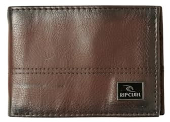 Rip Curl Herren Geldbörse CORPAWATU ICON PU Slim, Größe:OneSize, Farben:Black/tan