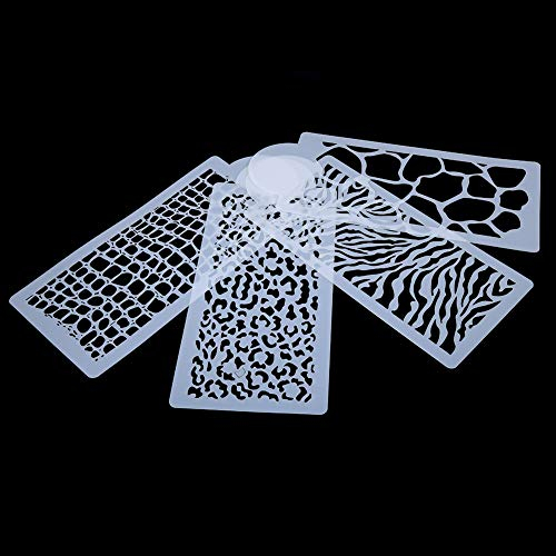 Schablonen mit Tiermotiv, Giraffe, 26 X 12 X 1, 4 Stück, DIY-Blumen-Fondant-Seite, Wiederverwendbar, Backen, Kuchen, Schablone, Hochzeitsdekoration, Neu