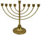 JISADER Jüdischer Kerzenständer, Chanukka-Dekoration, Menorah-Kerzenleuchter, Menorah-jüdischer Kerzenhalter für den Schreibtisch, 9 Zweig