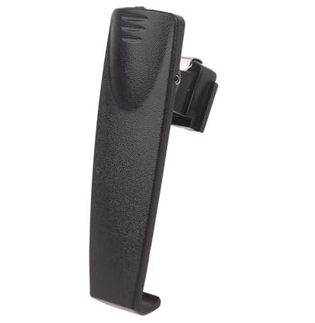 Myazs Walkie Talkie Belt Clip for Sepura STP8000/STP8038/STP8035/STP8040/STP9000 Two Way Radio Plastic Clip Holder, Black, Lightweight, Unisex, Professionals, Accessory