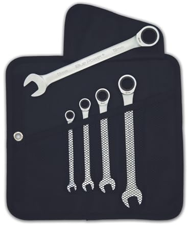 Blue Power Knarren-Ring-Maulschlüssel-Satz SW 8-19 mm 5tlg.