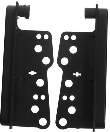 Homoyoyo 2pcs Stereo Side Trim Bracket Double Din Radio Install Bezel Dash Installation Accessory for Car Parts