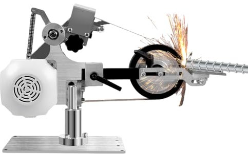 Piccola levigatrice a nastro verticale e orizzontale senza spazzole, set di levigatrici a nastro, tavolo di levigatura Motore brushless, levigatrice a nastro elettrico