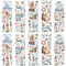 WANDIC 10 Bogen Rub on Transfer Stickers, Schiffsmuster Aufkleber Wand mit Seeschiffe Muster, Wasserdicht, Handarbeiten, Möbel, DIY Kunsthandwerk, Dekorieren für Fotoalbum und Scrapbook, 10 x 30 cm