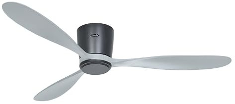 CasaFan Ventilateur de plafond 313297W avec Wi-Fi Eco plat WOOD BG-LG