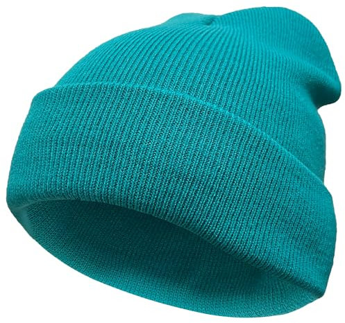 VIAUMBR Beanie Mütze Wintermütze Herren Damen Strickmütze Winter Mütze Beanie Hat Sportmütze Strick Bündchen Thermo Weich Atmungsaktiv Klassische Unisex V043 Blau