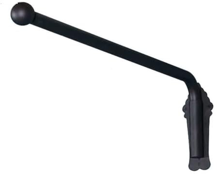 Swing Arm Curtain Rods for Side Panels - Heavy Duty Portiere Rod for Display Stand - Ideal for Living Room, Bedroom, Kitchen - Door Curtain Rail