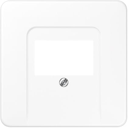 JUNG CD569TWW Abdeckung f. TAE-Anschlussdose (Thermoplast bruchsicher) Alpinweiß Serie CD