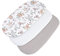 Medi Partners Baby Spannbettlaken Kinderwagen Laken 86x40 3-Pack Bettlaken Stubenwagen - 100% Baumwolle Fitted Sheet für Beistellbett Babybett Bezug (Hirsch in den Blättern-Weiß-Graue)
