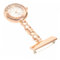 Homoyoyo 1 Stück Schwesterntisch funkelnd für Krankenschwestern zweite Spaß schwesternuhr Medical Watch damenarmbanduhren Frauen Krankenschwester Uhr Pflege Taschenuhr Quarzwerk Rose Gold