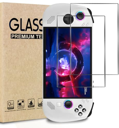 TQLGY 2 Pack Tempered Glass Screen Protector for Lenovo Legion Go S Handheld 8 Inch 2025, Ultra HD, Anti-Scratch, Anti-Fingerprint, Bubble-Free