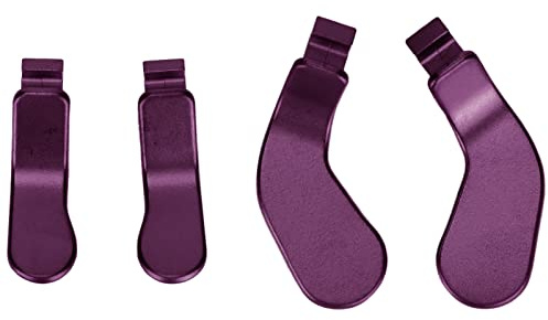 Metall Trigger Paddles Für Xbo One Controller Series 2 Modell 1797, 4 Stück Back Paddles Trigger Tasten Ersatzteile Set Xbo Controller Series Zubehör (PURPLE)