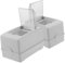 Alipis Lot De 2 Boîtes De Distribution Étanches Ip65 Avec Couvercle Transparent, Boîtier De Protection Pour Disjoncteur 2-3 Voies Pour Bornes De Recharge, Applications Industrielles,