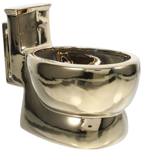 BESTYASH 1Pezzi Tazza Forma Wc per Feste per Latte e Bevande Tazza Igienica Nascosta per Ilarità