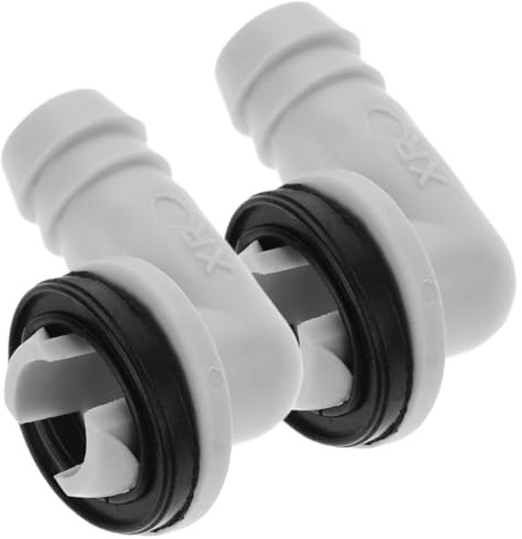 CHICAMPERA Raccordo Condensa Accessori di Ricambio 2 in Plastico Condizionatore Gomito, Design Antigoccia per Casa e Hotel