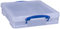 Really Useful Box 7 Liter Craft/Scrapbooking Aufbewahrungsbox, transparent
