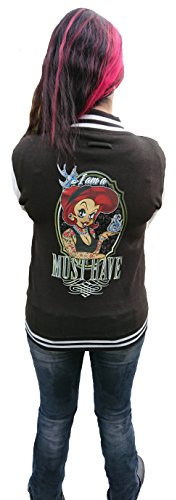 shirts&nerds® I am a Must Have. College Jacke Lady Retro Style Rockabilly 50s 60s (M)