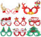 JOYIN 8 Stück Weihnachtsfeier Brillengestell mit 8 Designs, Weihnachten Brillen Rahmen für Weihnachtsfeiern, Weihnachtsdekorationen und Fotostudio (EINHEITSGRÖßE FÜR ALLE)