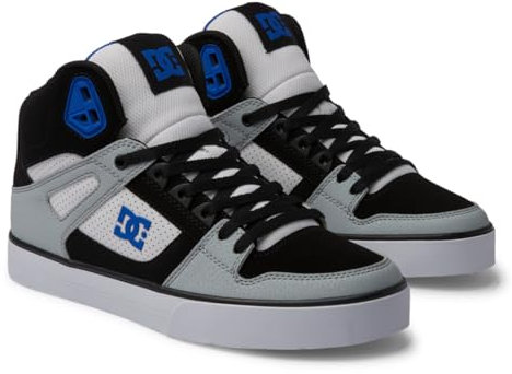 DC Shoes Pure SE - High-Top Shoes for Men - Hi Tops - Männer, Black/White/Blue, 45 EU