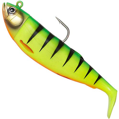 Savage Gear Cutbait Herring - Gummifisch Meeresköder, Farbe:Firetiger, Länge/Gewicht:25cm / 460g