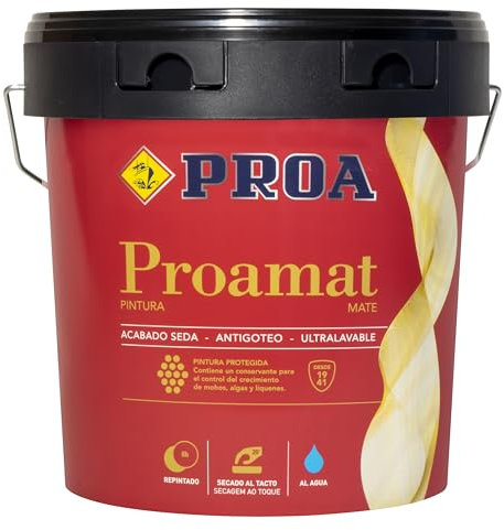 Proa PU669J Vernice plastica per interni opaca antiVERDIN. Proamat, verde muschio
