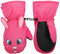 MoKo Kinder Skihandschuhe, Winddicht Wasserdicht Winterhandschue Warm Fäustlinge Sport Handschuhe für Skifahren Radfahren Snowboarden Outdoor-Aktivitäten für Jungen Mädchen von 6-8 Jahren - Magenta