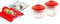 Lékué - Kit Estuche de vapor 1,2 personas + libro de recetas, 650 ml, Silicona + Kit 2 OVOS (Cub+CIL), Silicona, Blanco/Transparente, centimeters