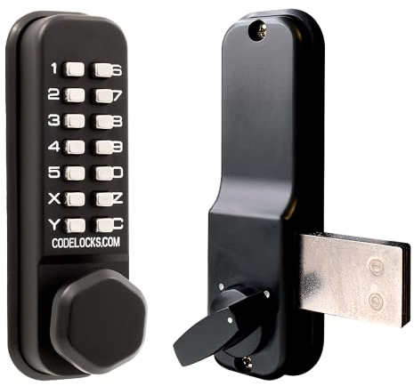 Codelocks CL200 Türschloss für Marine-Oberflächen, Schwarz