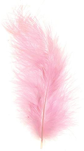 NEU Create It Easy Marabu-Federn ca.15cm, 15 Stück, 2g, rosa