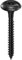 Nemura Lot de 100 Vis Spéciale Penture 6 x 30 mm en Acier Zingué - Empreinte Torx Étoilée et Tête Large Bombée - Fixation et Assemblage Volets - Noir -