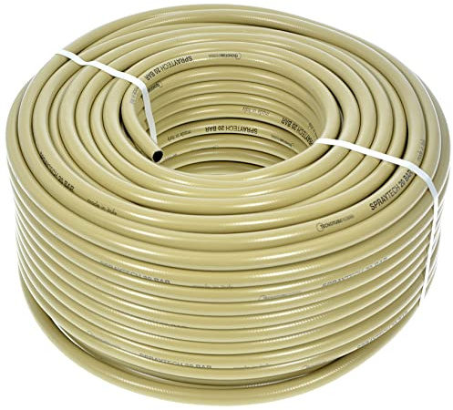 ABREK 8 X 13 MM - 20 Bar - 100MT Tubo PVC Alta Pressione RETINATO IRRORAZIONE DISERBO. Made in Italy