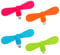 TRIIFON Personal Mini USB Fan for Cellphones - 4 Pack Portable Cell Phone Fan for iPhone, Small Pocket Fan Travel Fans Plug in Mobile Phones Fast Cooling for Summer Outdoor (Colorful)