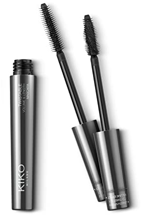 KIKO Milano Twistable Volume & Length Mascara | 2-in-1-Mascara Mit Drehmechanismus: Volumeneffekt Und Länge