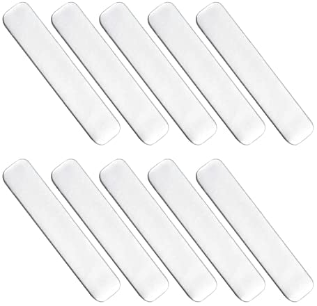 Mikiuly Gewichtetes Bleiband, Golf Lead Tape, Golf Bleiband Führen Klebeband Streifen Golf Blei Tape, Selbstklebende Golfblei Griffbänder fügen Gewicht zu Golfschlägern, 10 Stück
