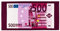 Viva domo Badetuch 500 Euro-Design, Euro-Motiv, Handtuch, Badehandtuch, Duschtuch, 70x150 cm