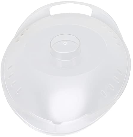 Cubierta Varoma,ABS Conveniente para Lavar la Cubierta de la Olla Al Vapor Accesorio Compatible Material de Grado Alimenticio Resistente Al Calor para TM6 TM5 TM31, Partes del exprimidor