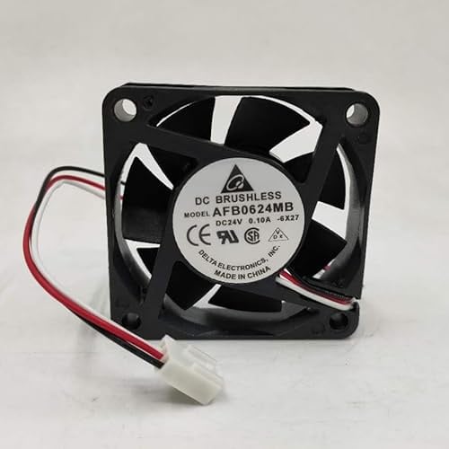 Original Delta AFB0624MB 24V 0.10A 60 * 60 * 15mm 3line 3pin drive cooling fan